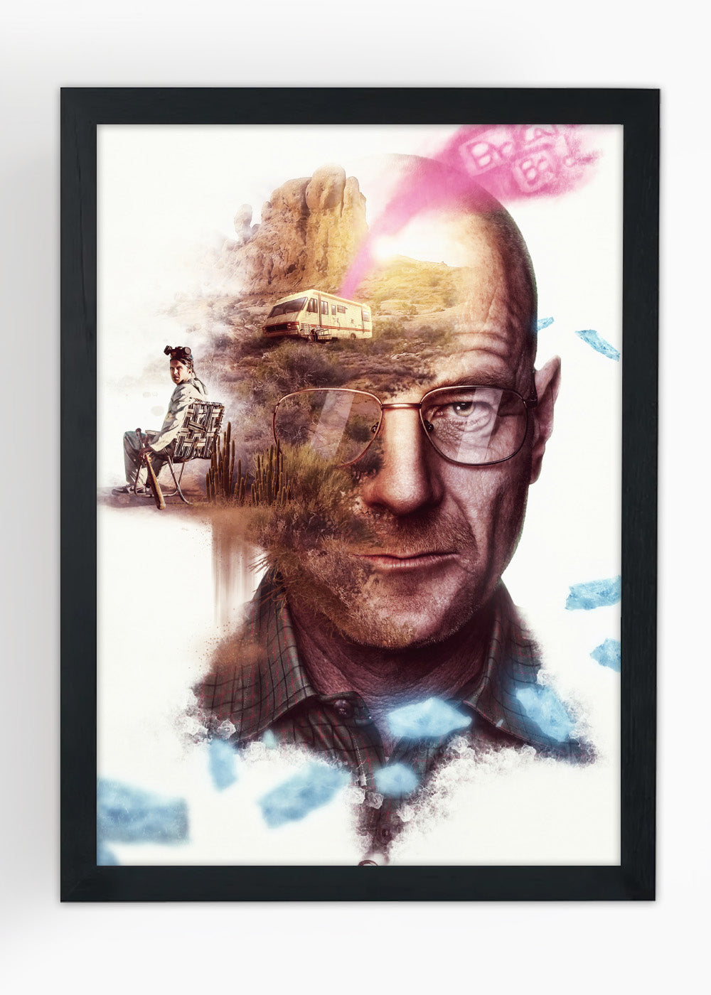 Quadro Breaking Bad Walter White - com vidro