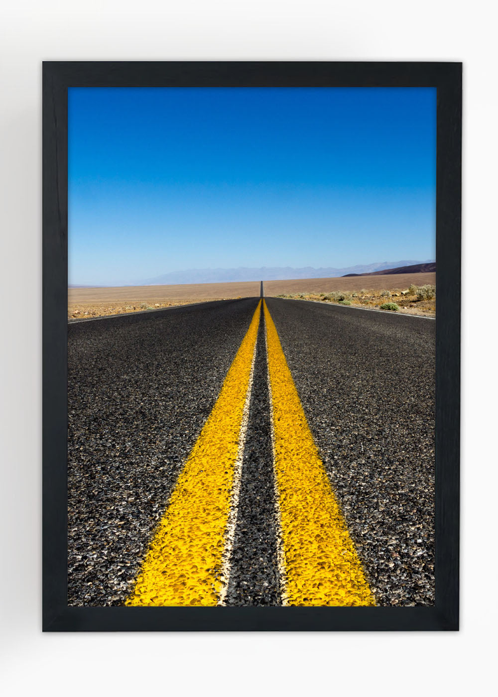 Quadro Decorativo A estrada infinita - Com vidro