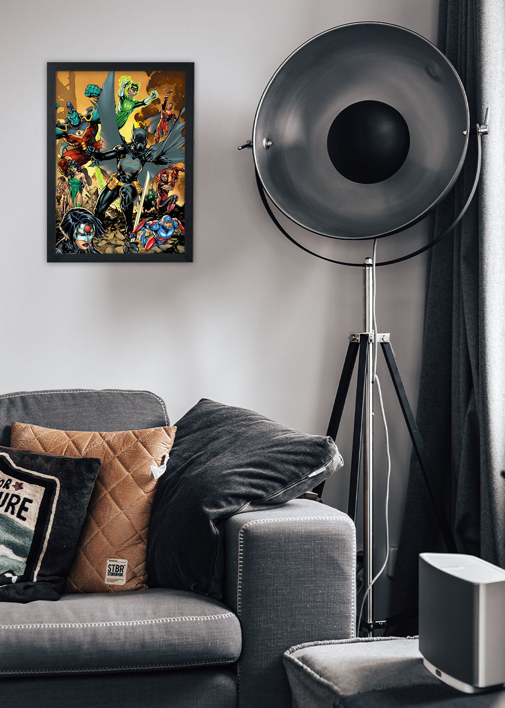 Quadro DC The Asian Superhero Celebration - Com vidro
