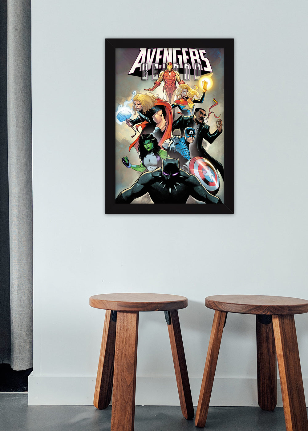 Quadro Avengers Beyond - Com vidro