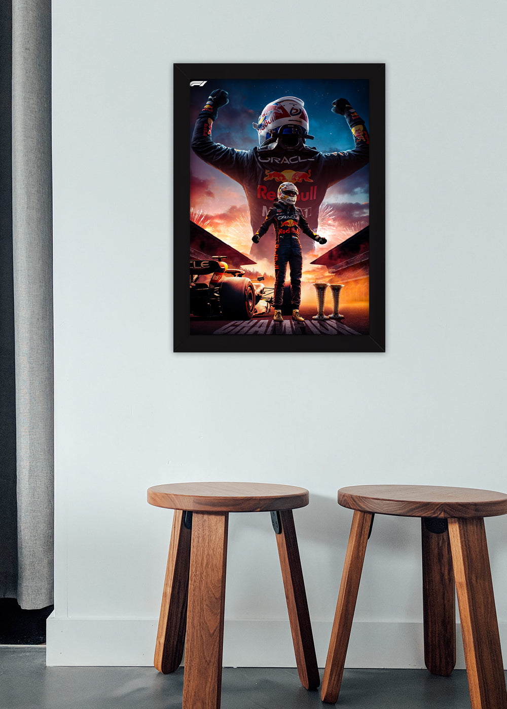 Quadro Max Verstappen - Com vidro