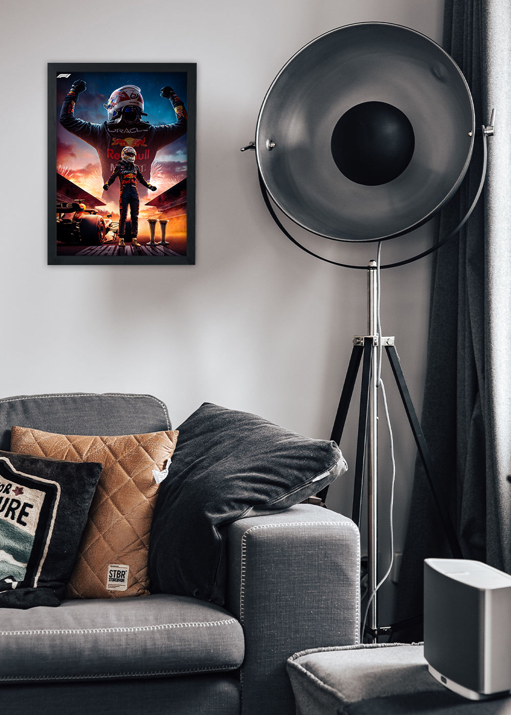 Quadro Max Verstappen - Com vidro