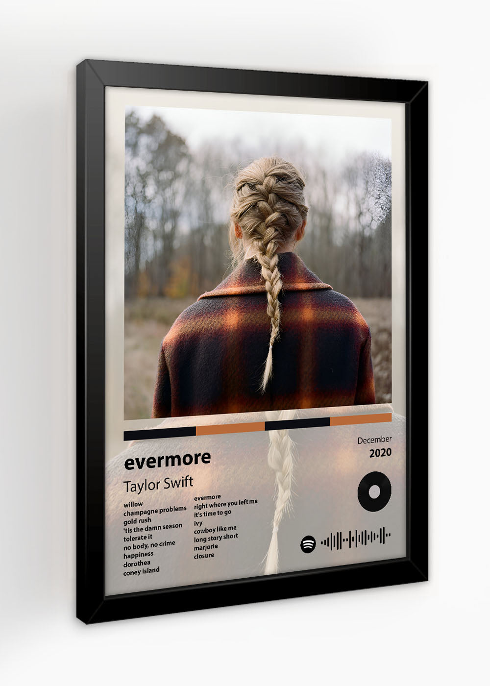 Quadro Decorativo evermore - Taylor Swift