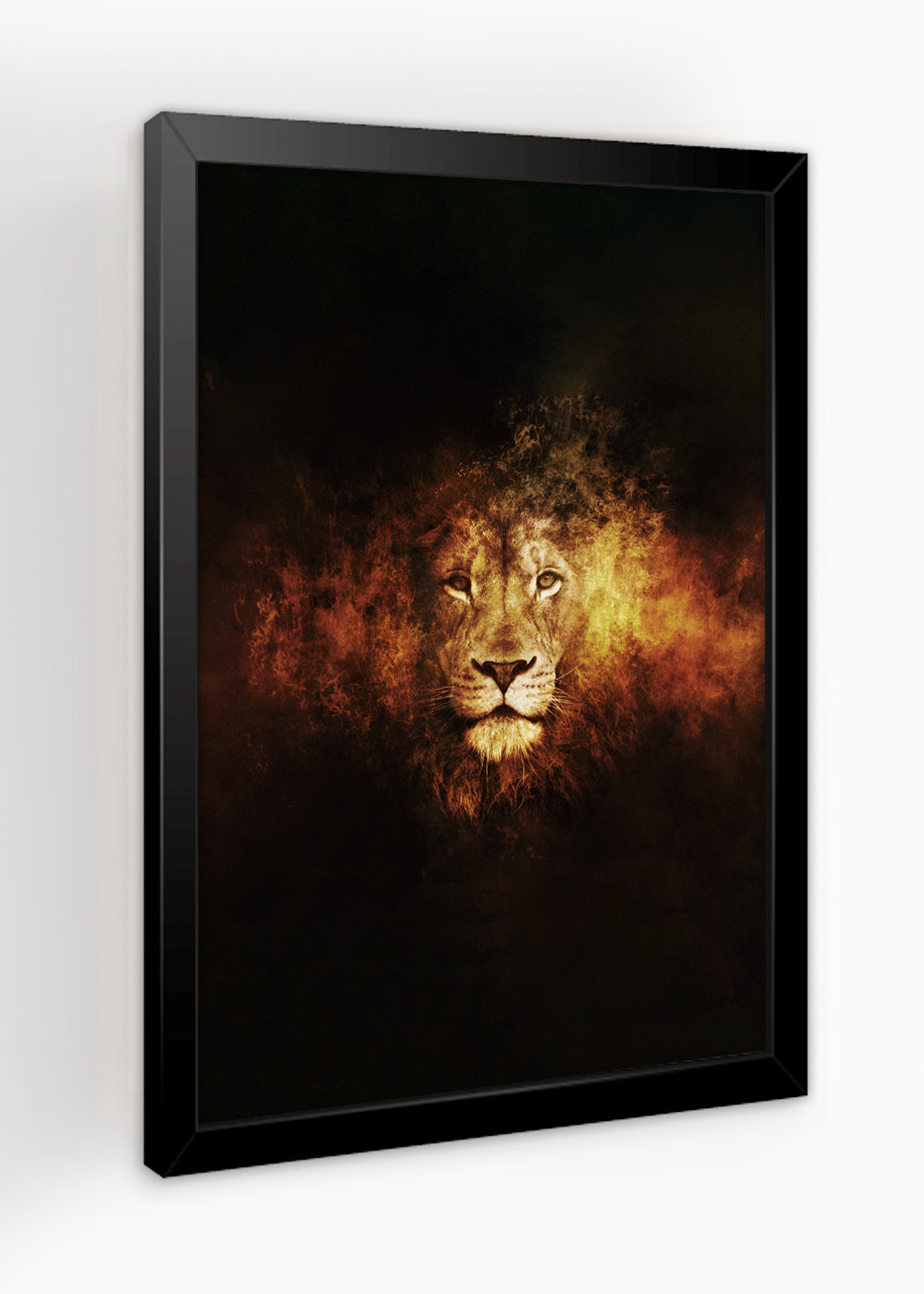 Quadro Decorativo A chamas do Rei - Com vidro