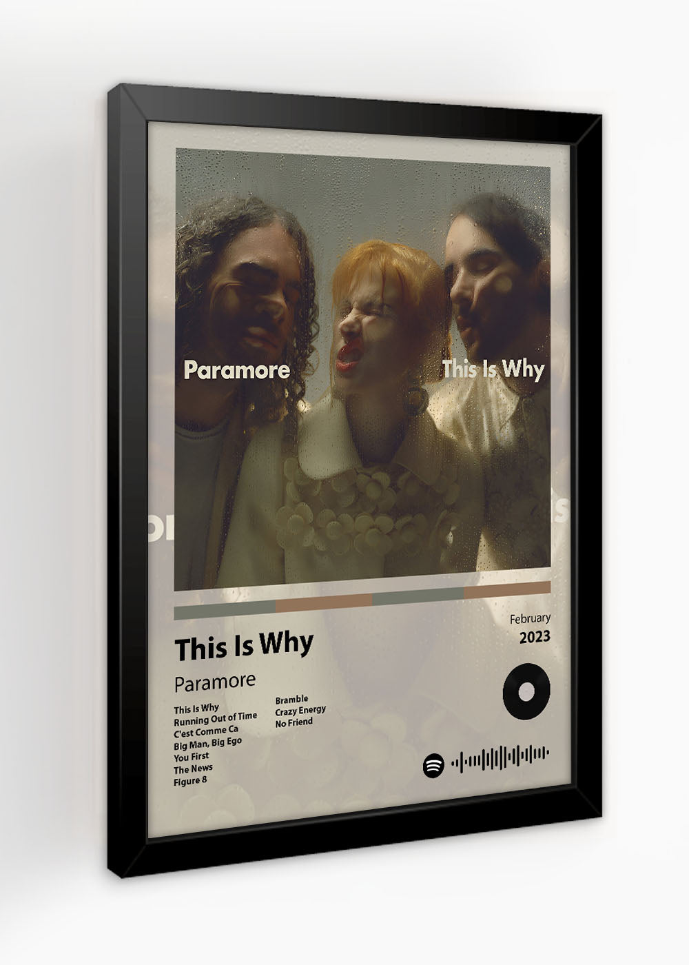 Quadro Decorativo This Is Why - Paramore - Com vidro