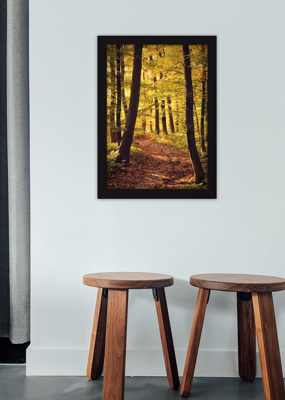 Quadro Decorativo Paisagem florestal - Com vidro