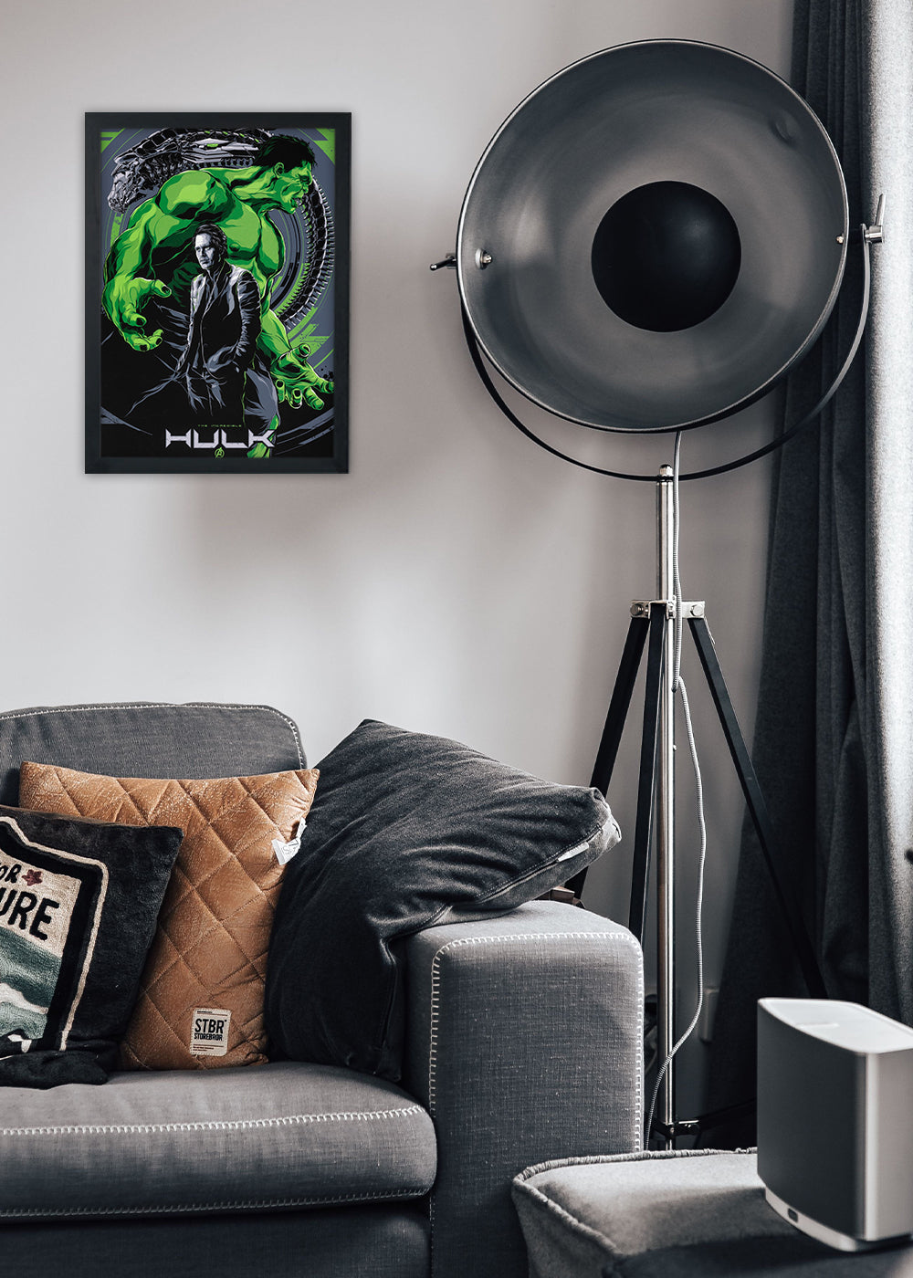 Quadro Ken Taylor | The Avengers: Hulk - Com vidro