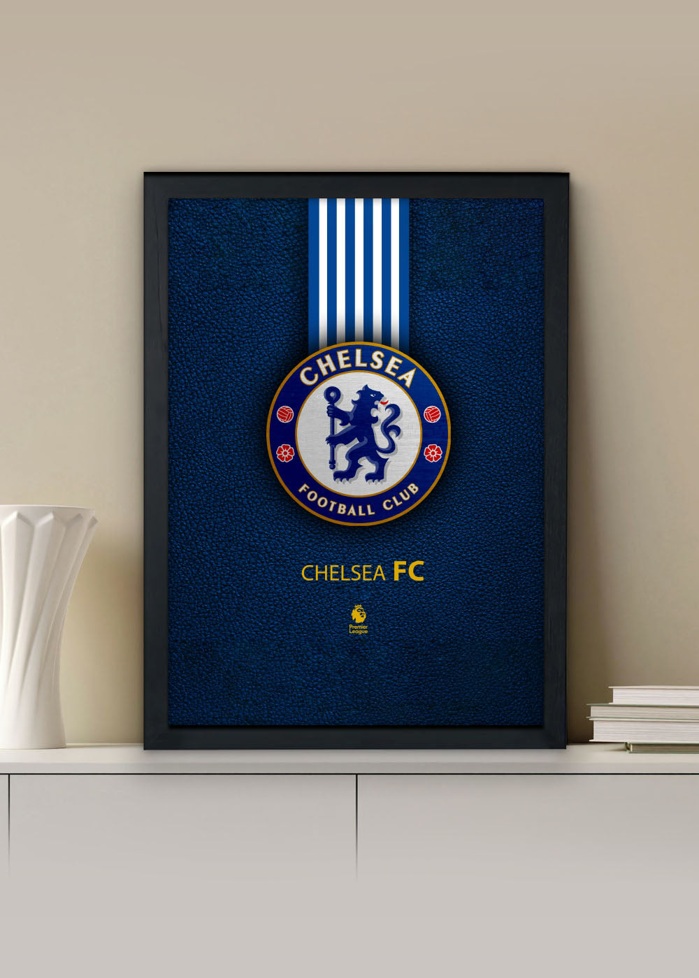 Quadro Medalha do Chelsea - Com vidro