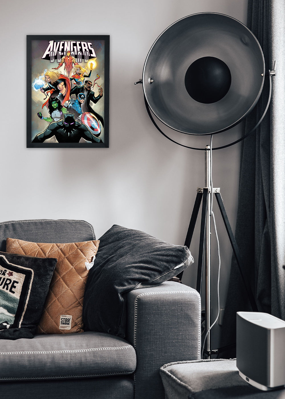 Quadro Avengers Beyond - Com vidro