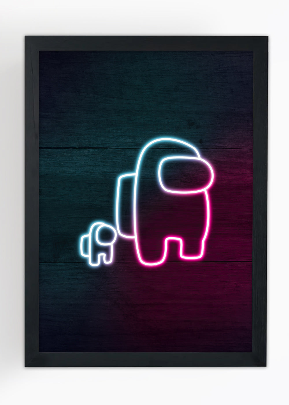 Quadro Decorativo Among Us - Com vidro