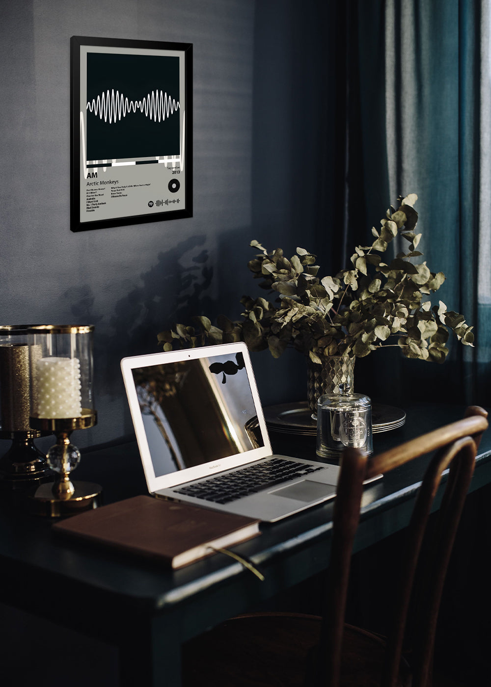 Quadro Decorativo AM - Arctic Monkeys - Com vidro