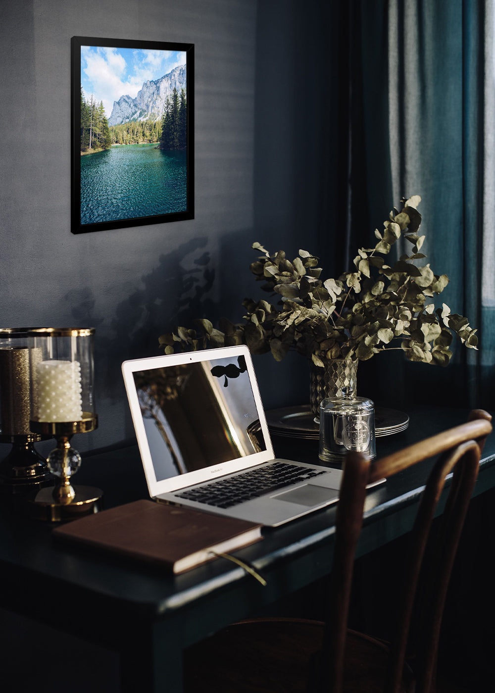 Quadro Decorativo floresta - Com vidro