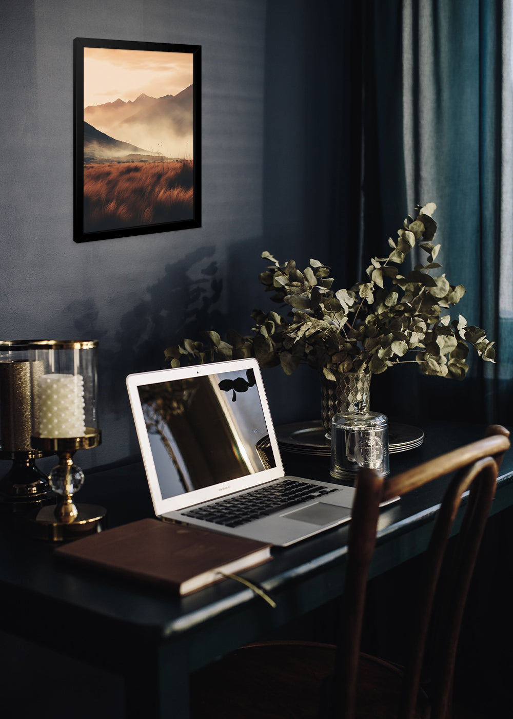 Quadro Decorativo Paisagem mato - Com vidro
