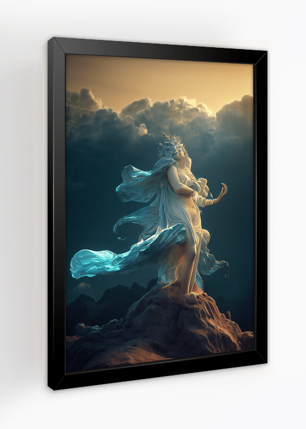 Quadro Decorativo Octane Render - Com vidro