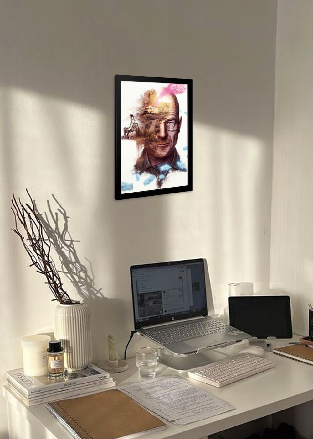 Quadro Breaking Bad Walter White - com vidro