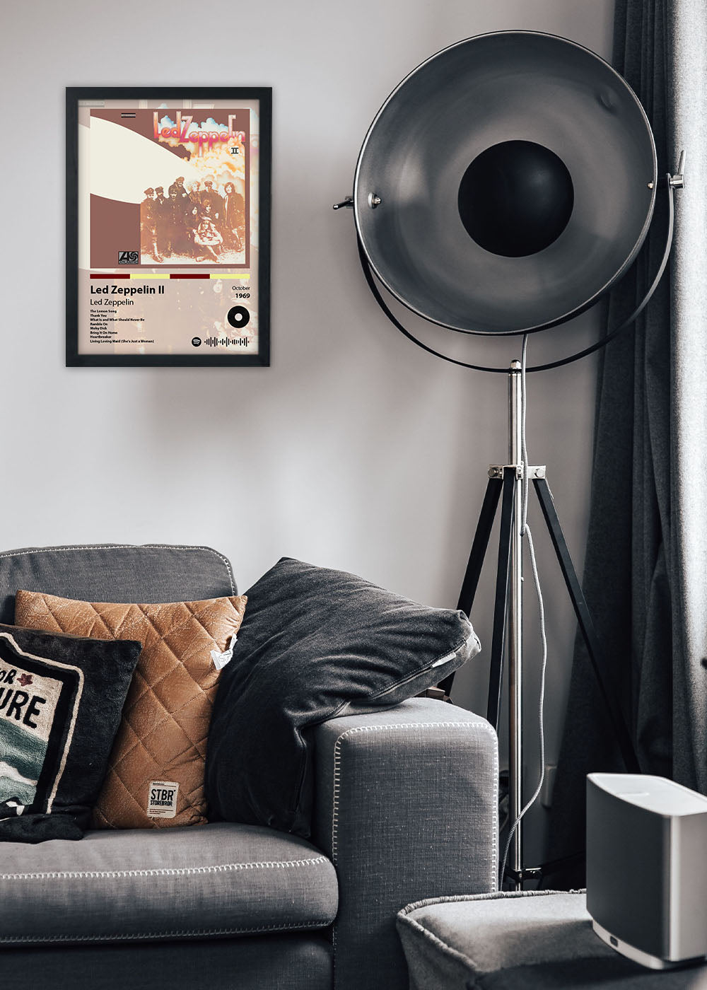 Quadro Led Zeppelin II - Led Zeppelin - Com vidro
