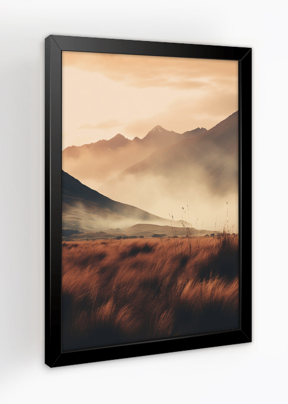 Quadro Decorativo Paisagem mato - Com vidro