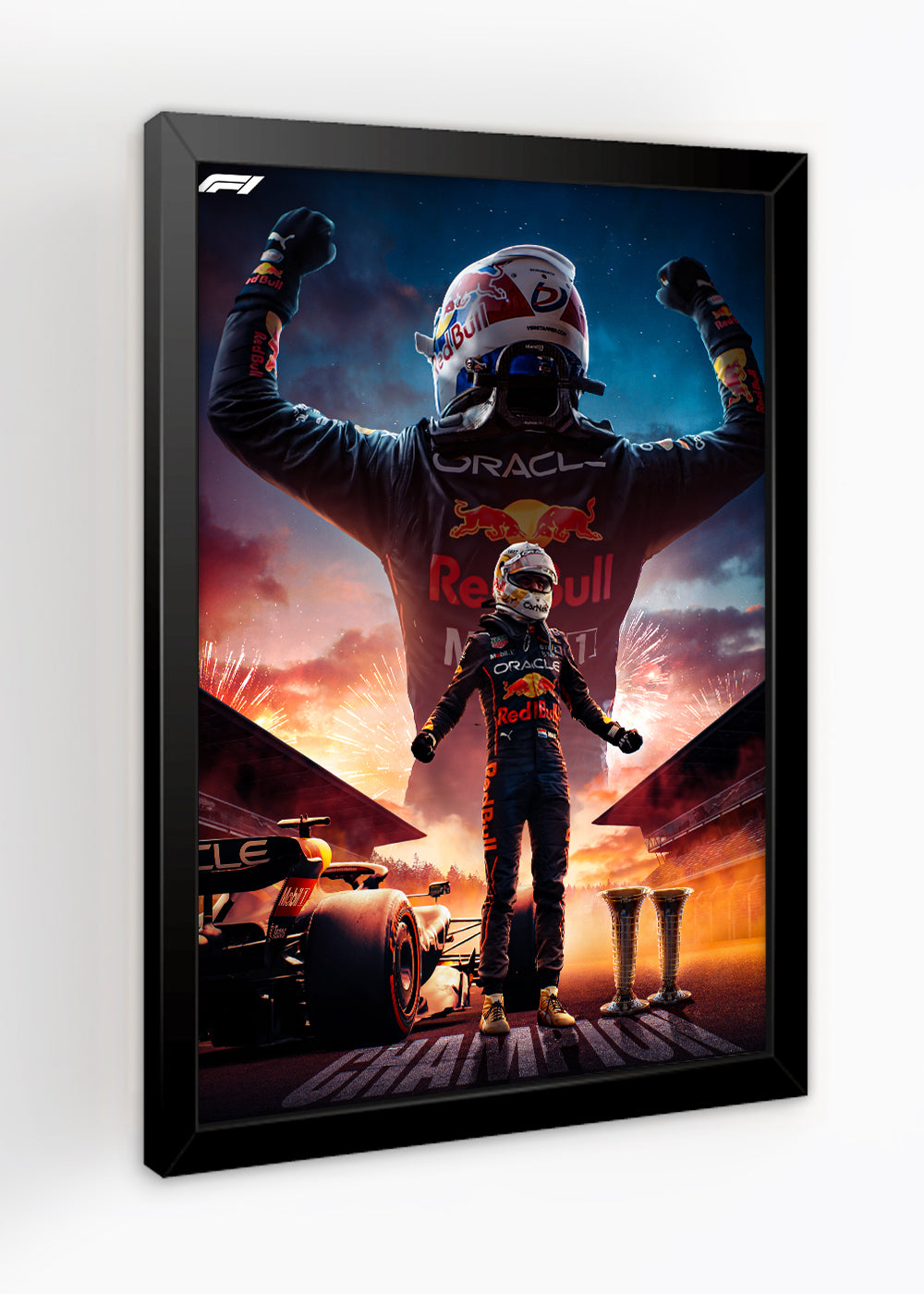 Quadro Max Verstappen - Com vidro