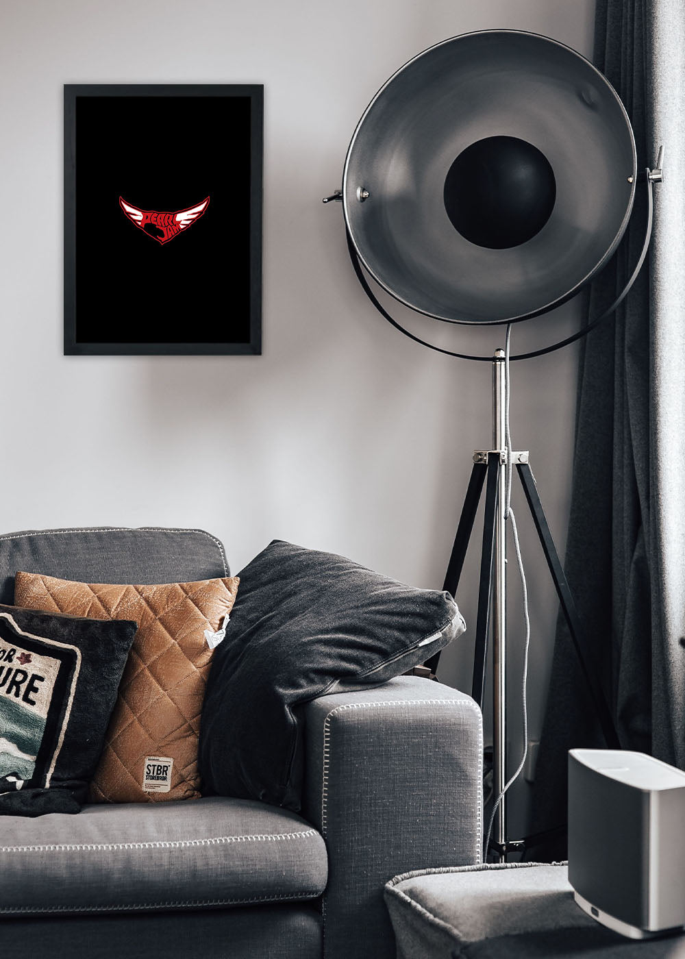 Quadro Musica Pearl Jam - Com vidro
