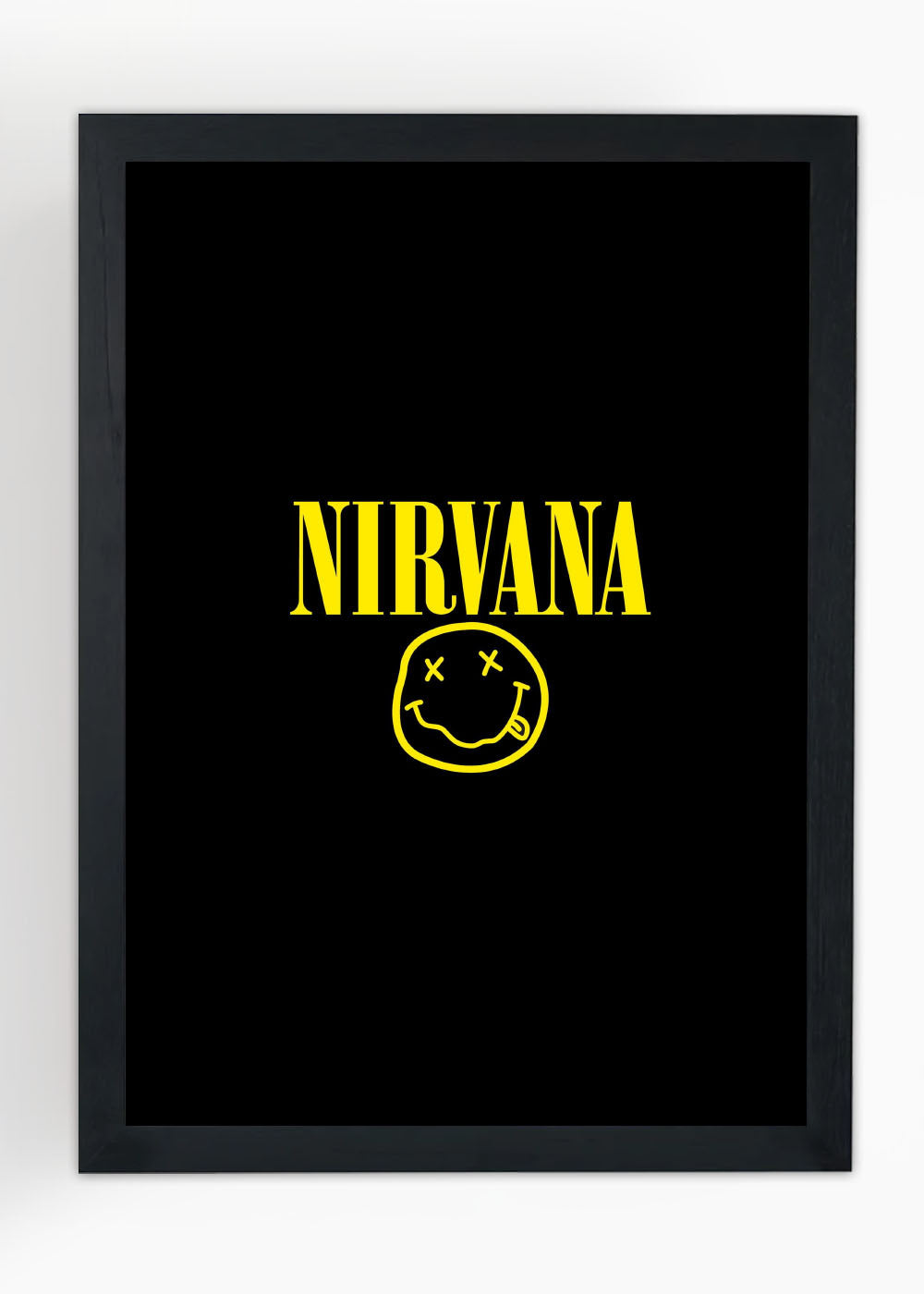 Quadro Banda Nirvana - Com vidro