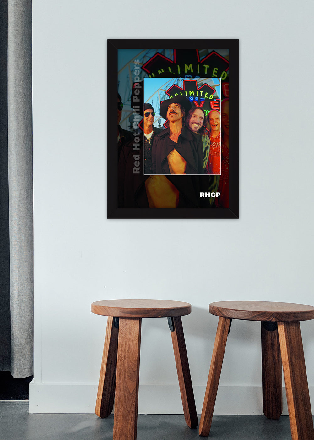 Quadro Red Hot Chili Peppers Not The One - Com vidro