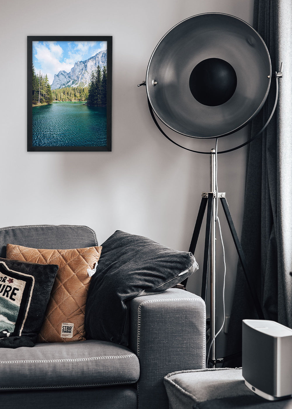 Quadro Decorativo floresta - Com vidro