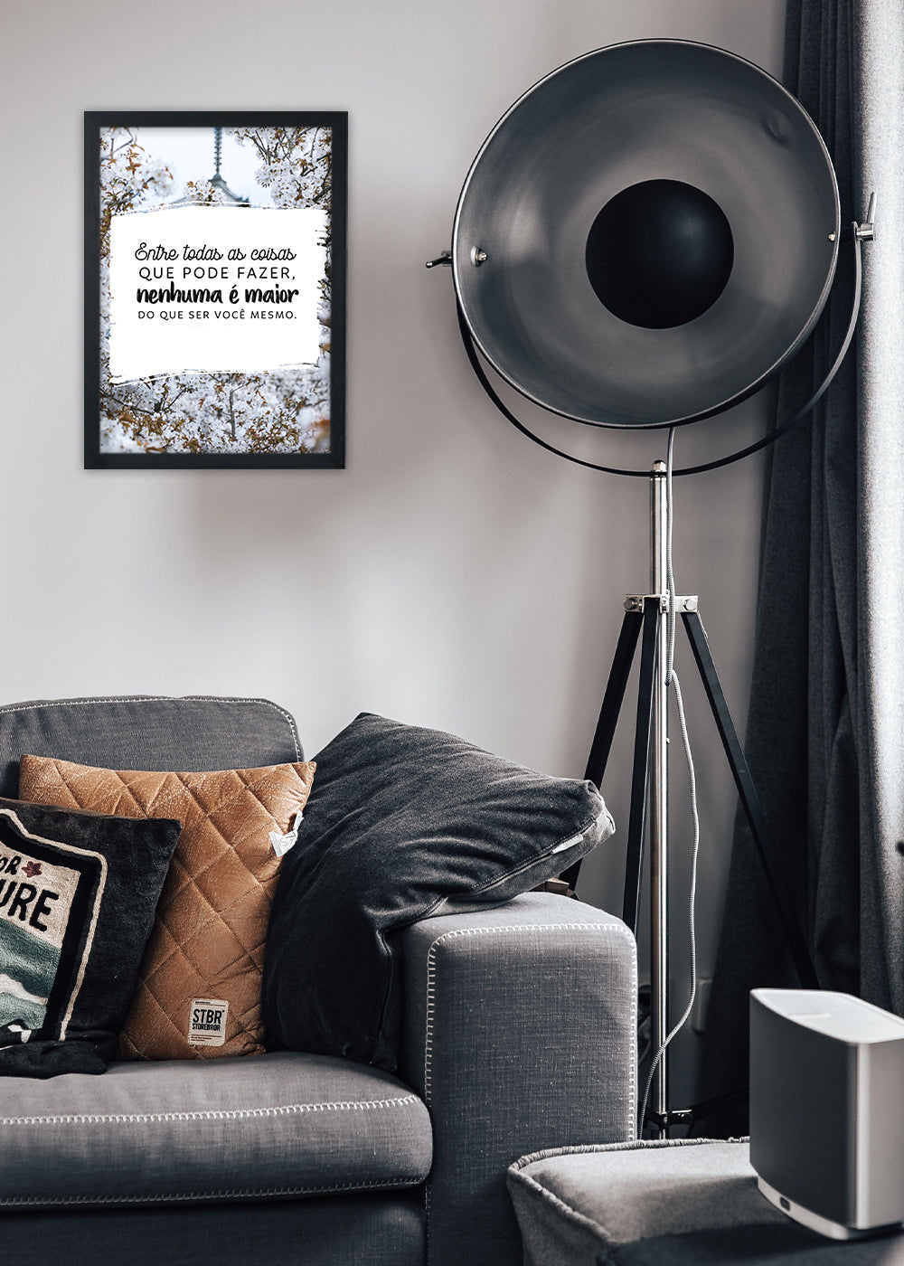 Quadro Decorativo Seja você mesmo - Com