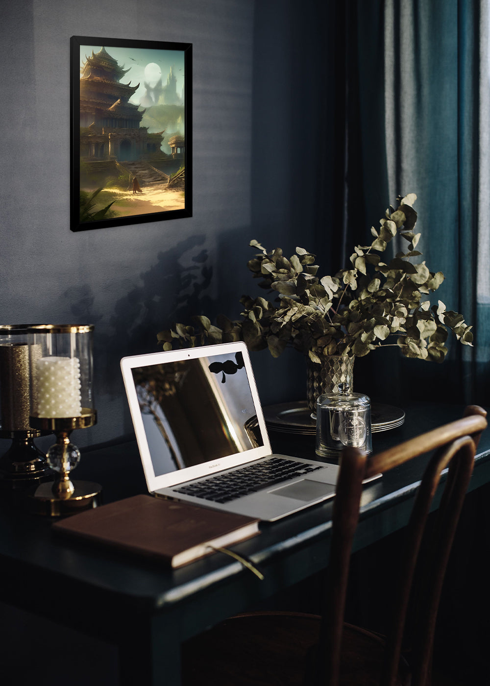 Quadro Decorativo O Reino de Vanaheim - Com vidro