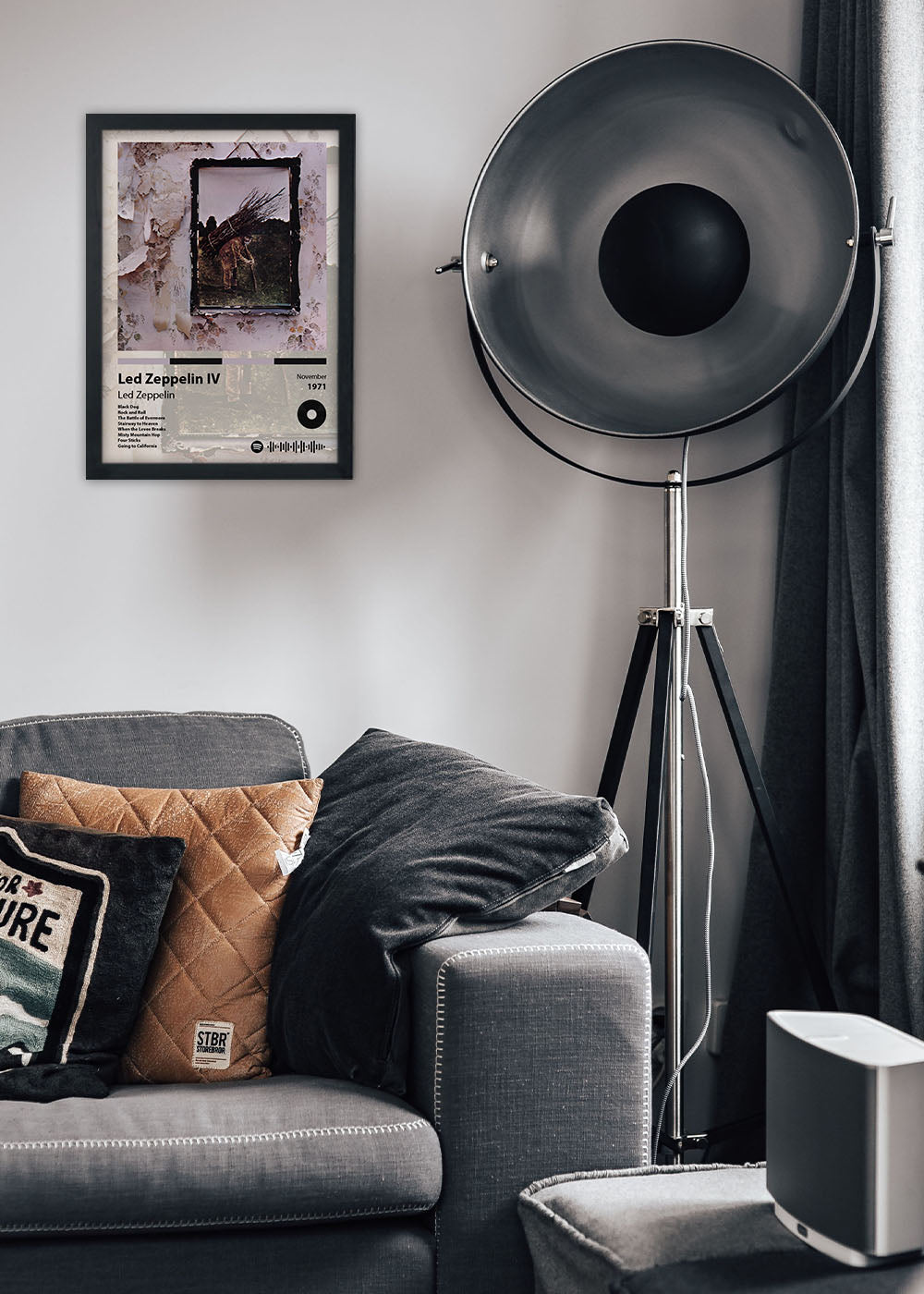 Quadro Decorativo Led Zeppelin IV - Led Zeppelin - Com vidro