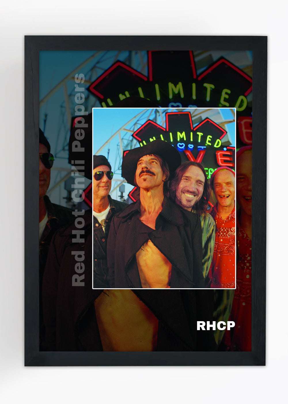 Quadro Red Hot Chili Peppers Not The One - Com vidro