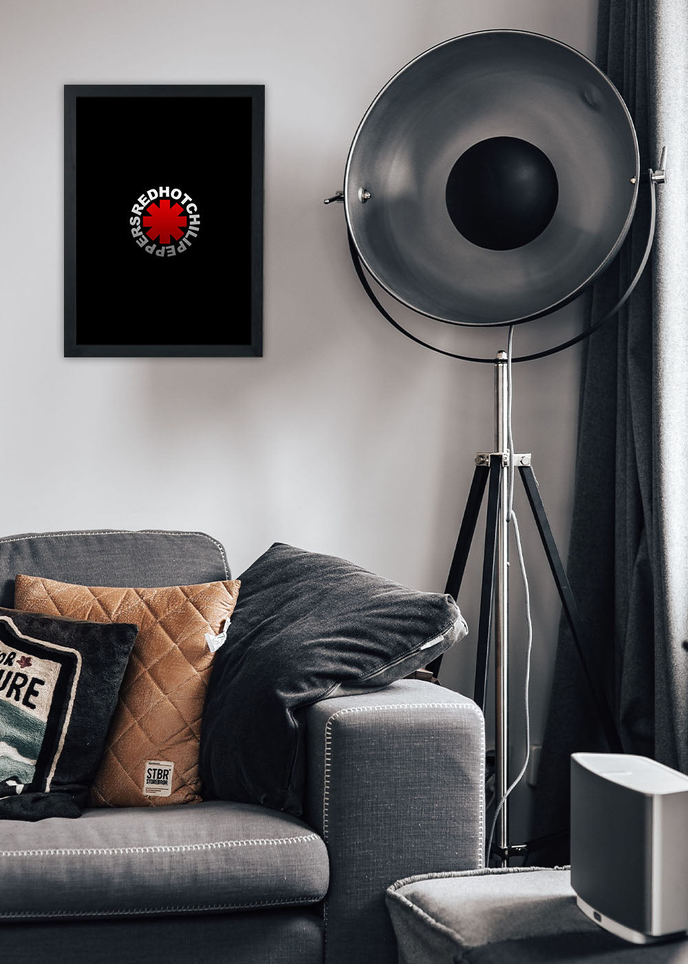 Quadro Red hot Chilli Peppers - Com vidro