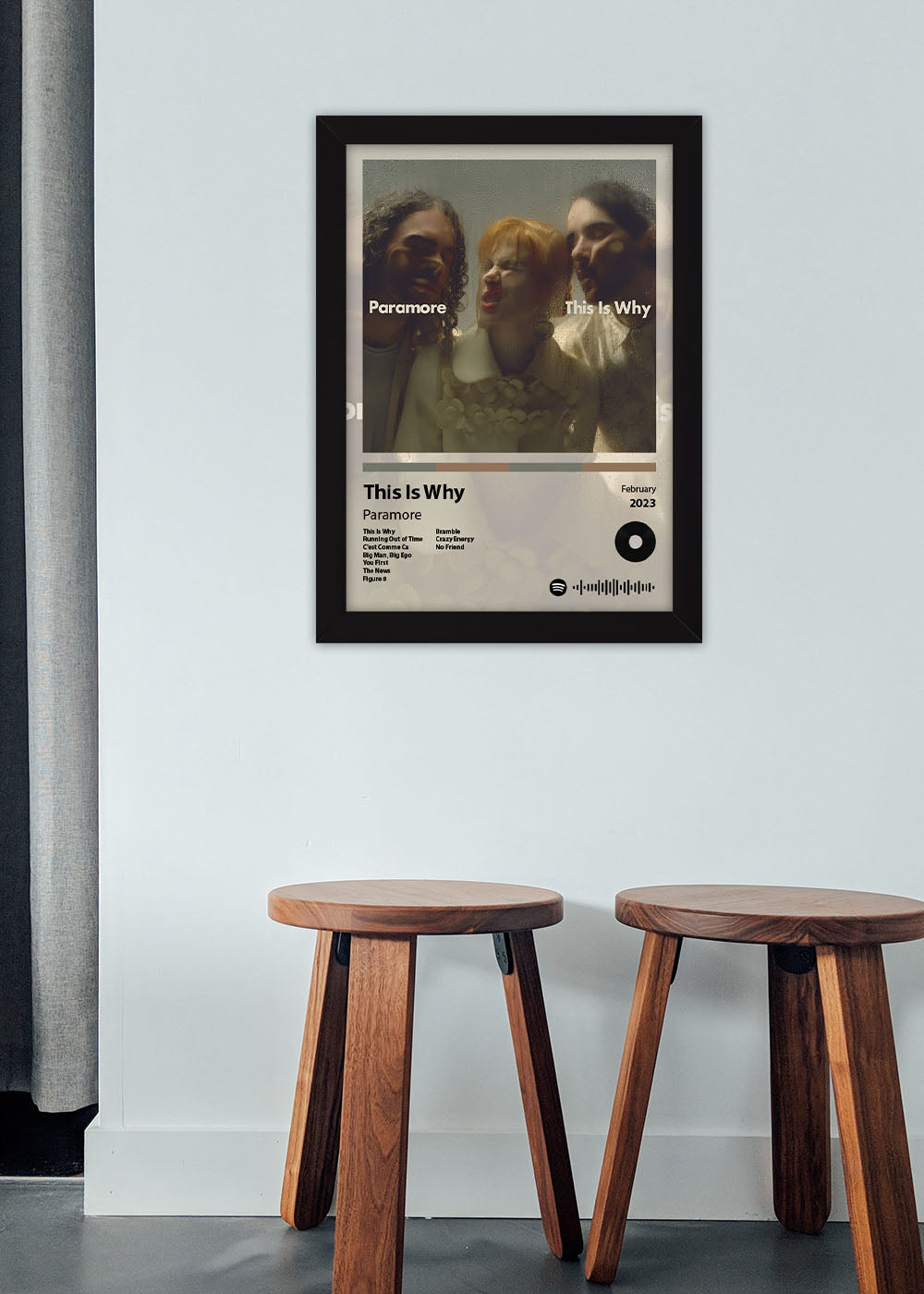 Quadro Decorativo This Is Why - Paramore - Com vidro