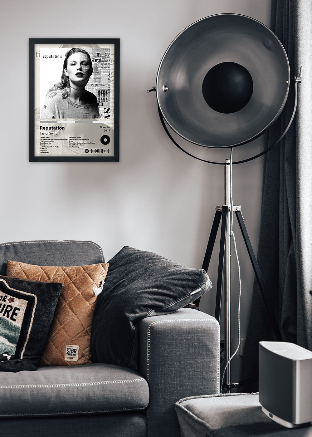 Quadro Decorativo Reputation - Taylor Swift