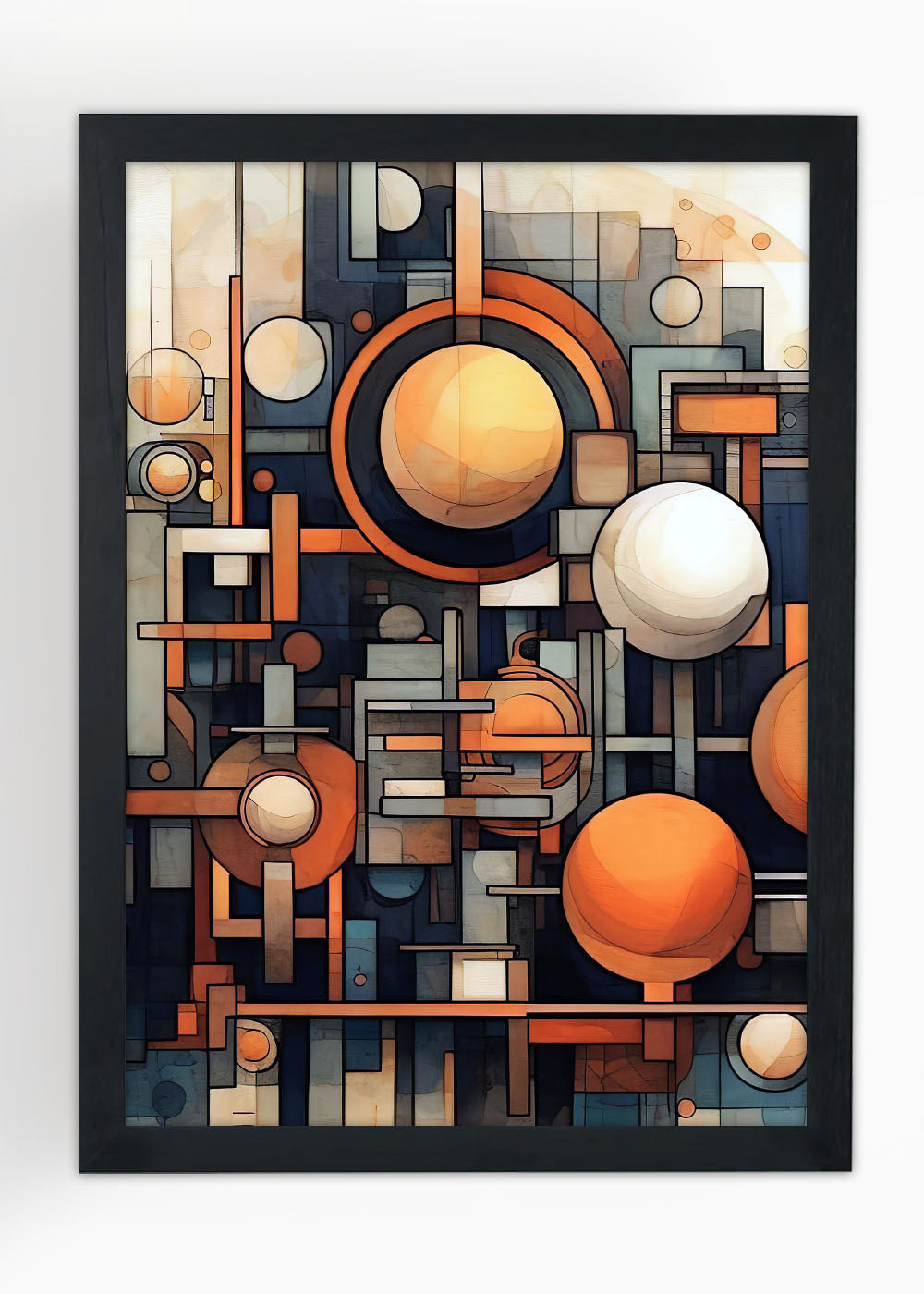 Quadro Abstratos - Com vidro