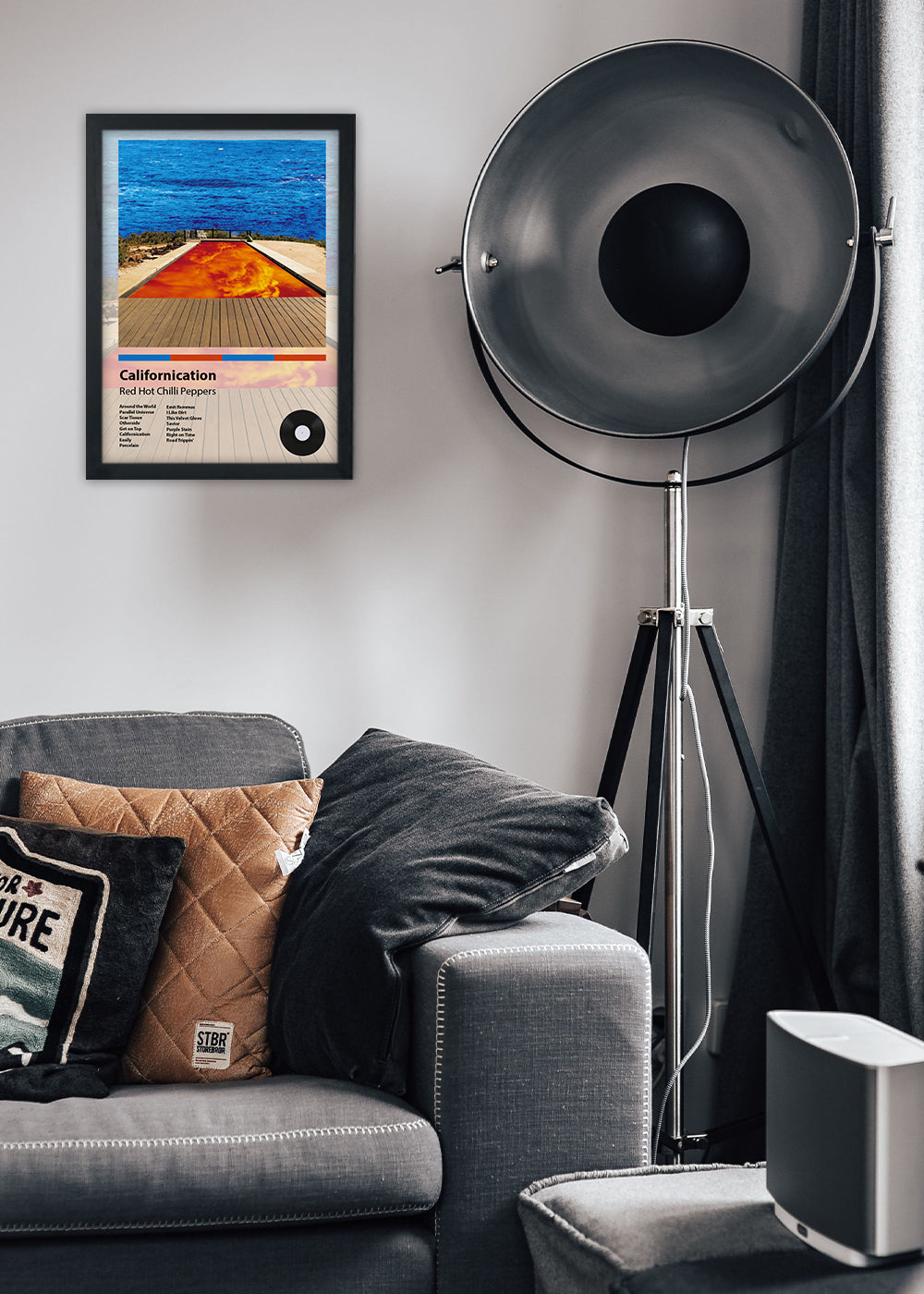 Quadro Californication - Red Hot Chili Peppers - Com vidro