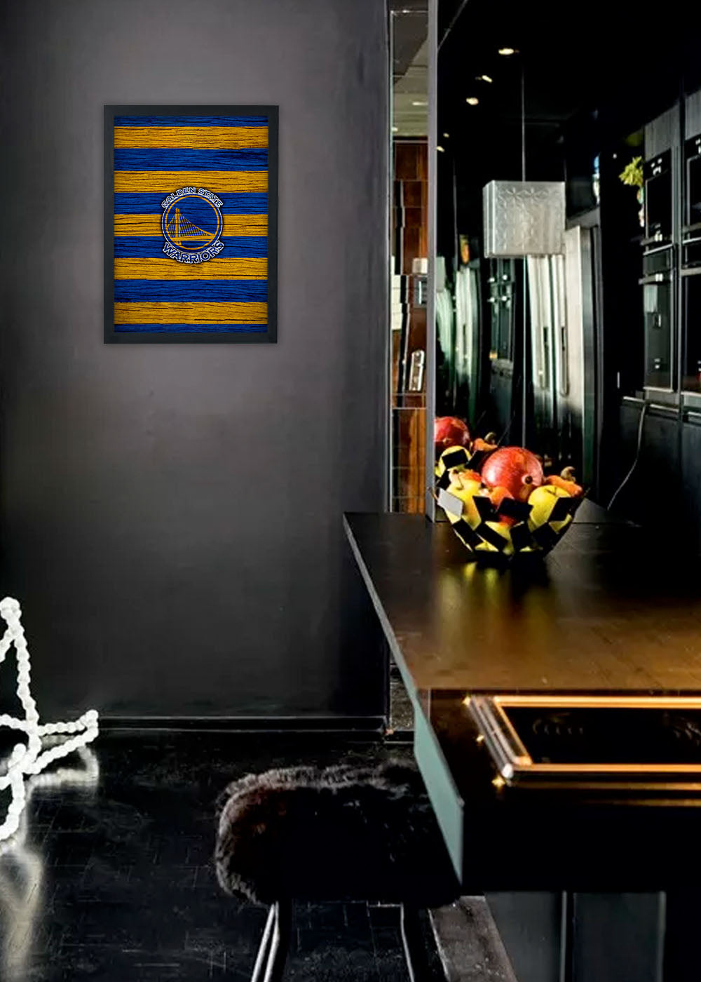 Quadro Golden State Warriors - Com vidro