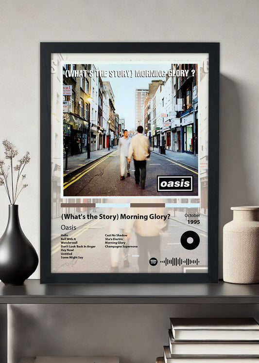 Quadro Decorativo What's.... Morning Glory? - Com vidro