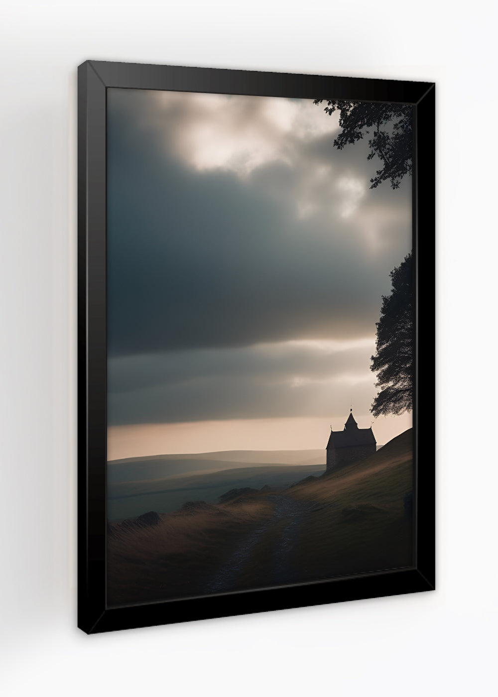 Quadro Decorativo Reino de Midgard - Com vidro