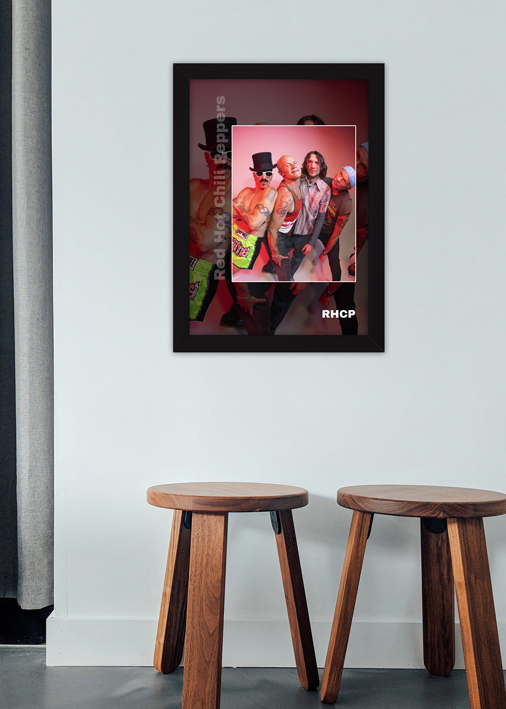 Quadro Red Hot Chili Peppers - Com vidro