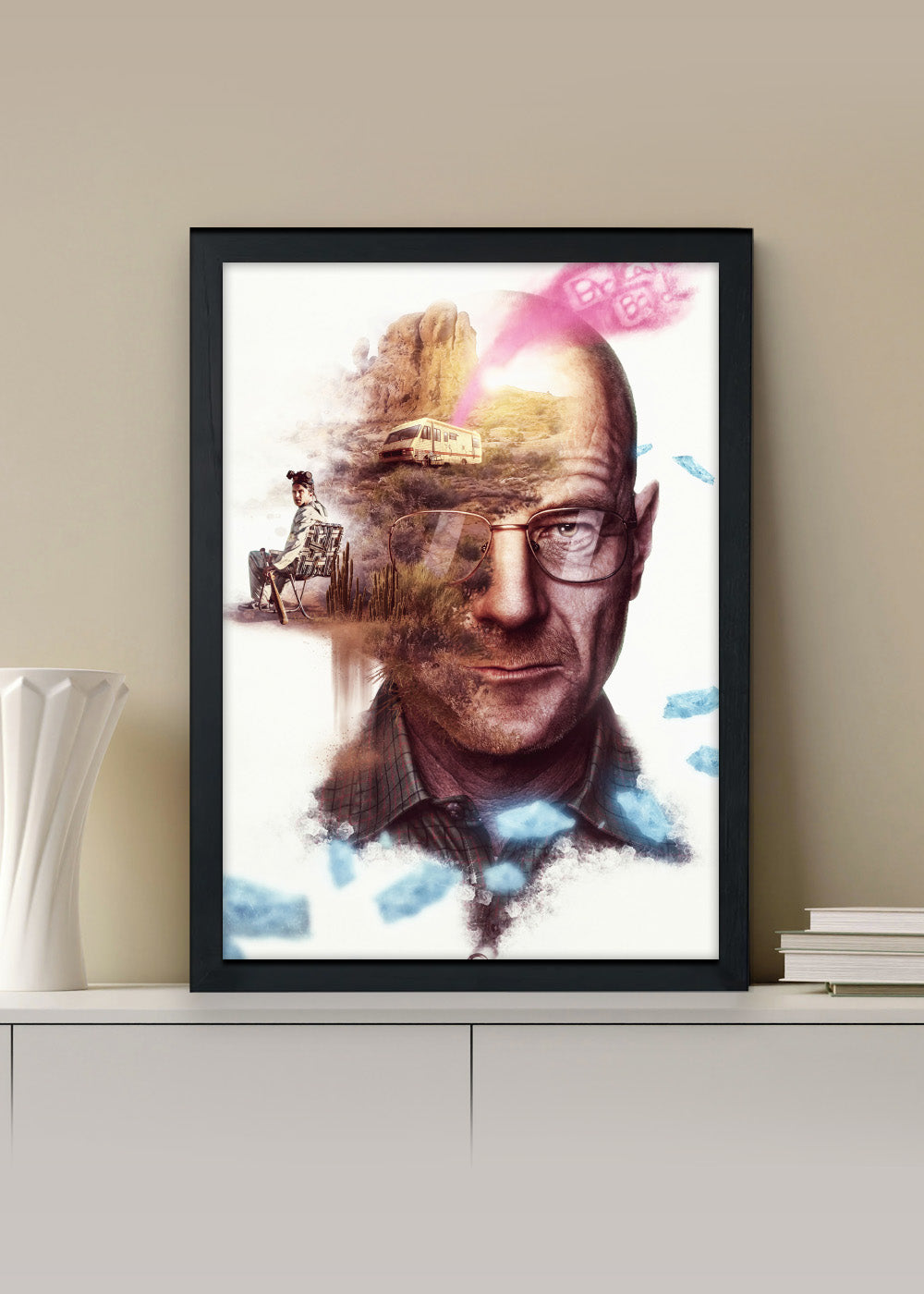 Quadro Breaking Bad Walter White - com vidro