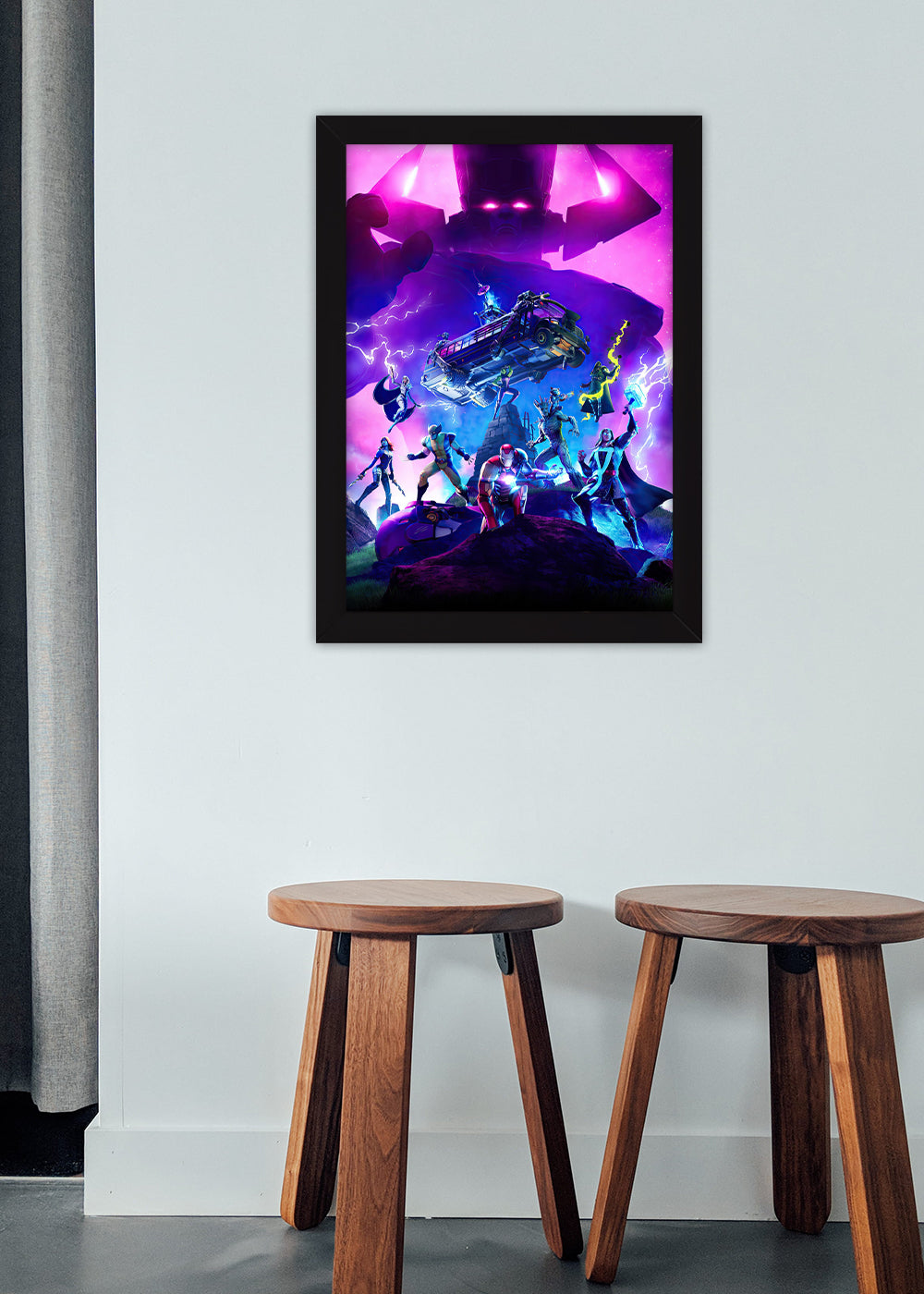 Quadro Decorativo Fortnite - Com vidro