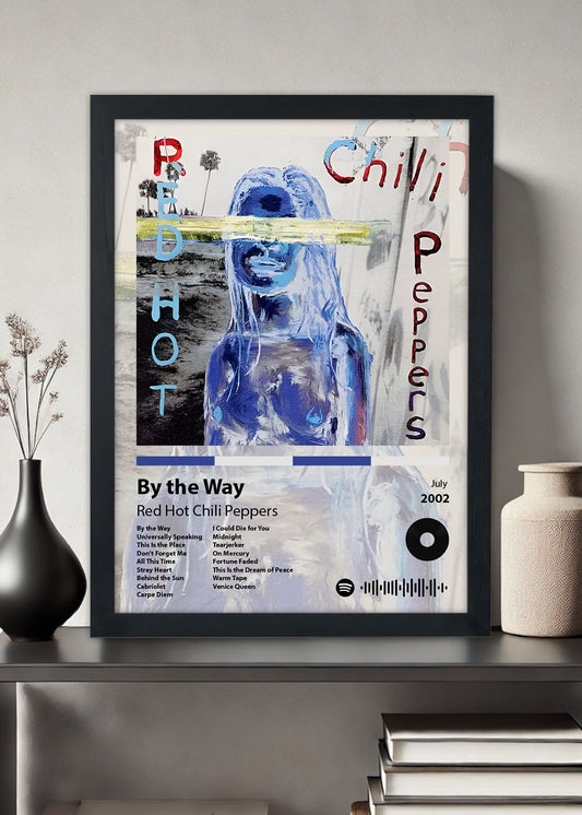 Quadro Decorativo By the Way - Red Hot Chili... - Com vidro