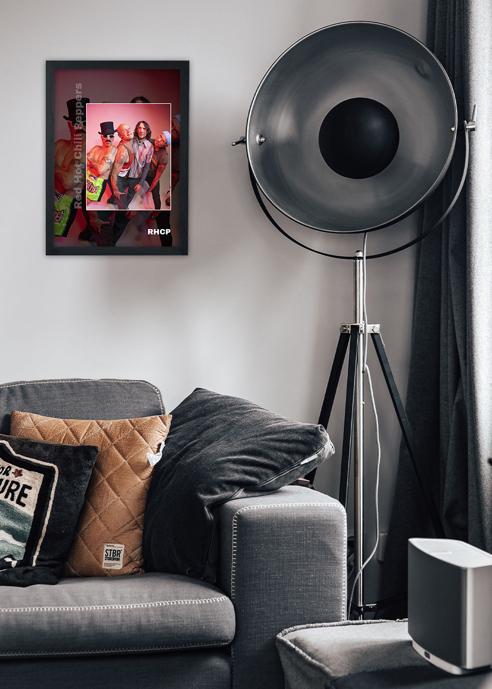 Quadro Red Hot Chili Peppers - Com vidro