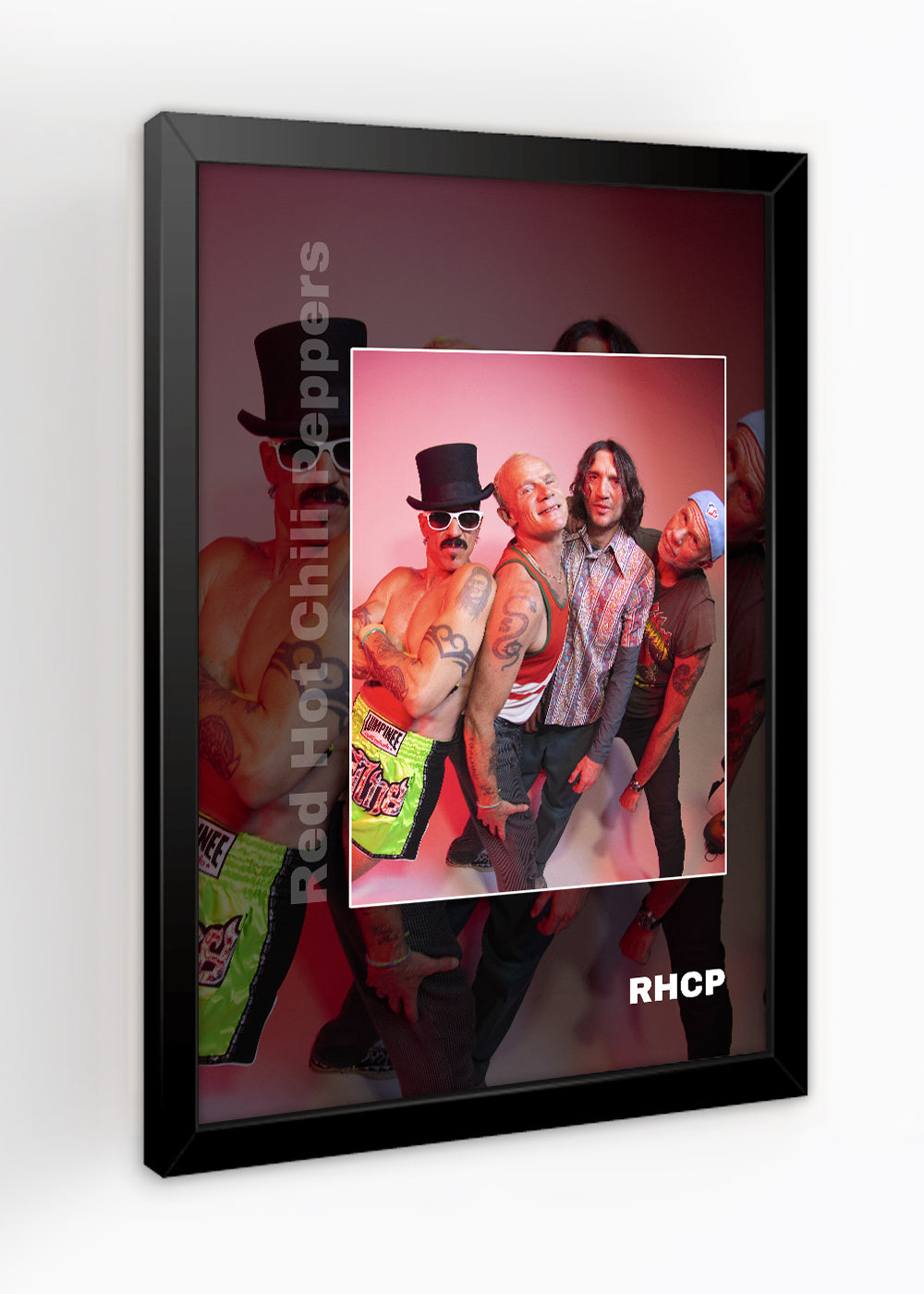 Quadro Red Hot Chili Peppers - Com vidro