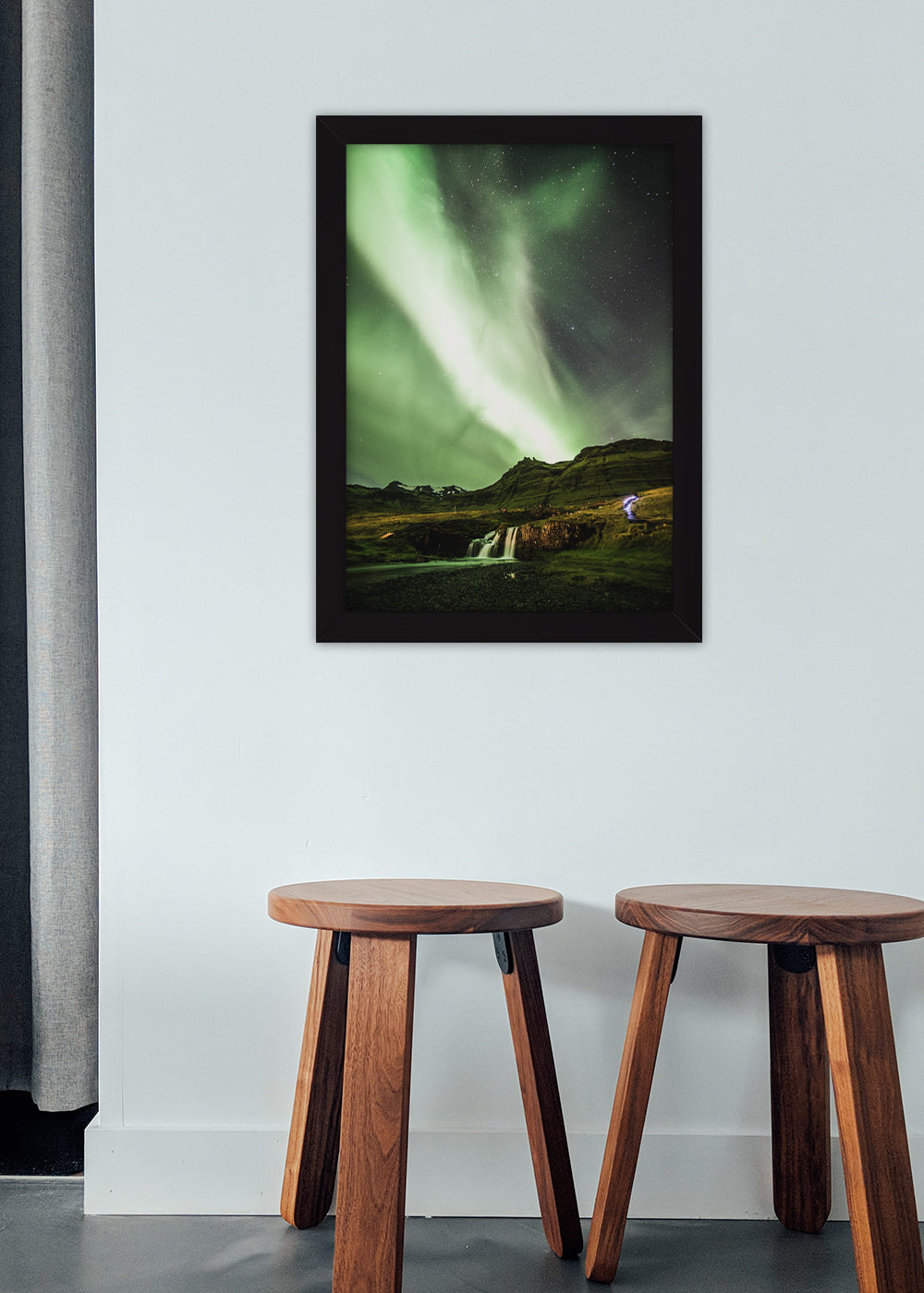 Quadro Decorativo O mundo la fora Paisagem - Com vidro