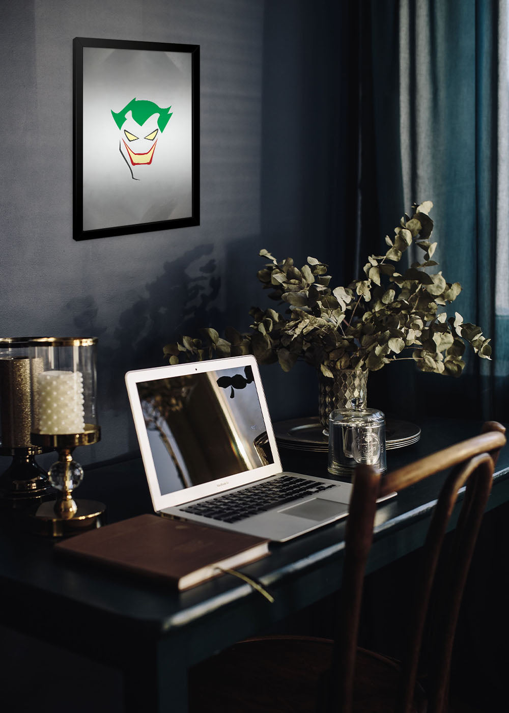 Quadro Decorativo Coringa - DC - Com vidro