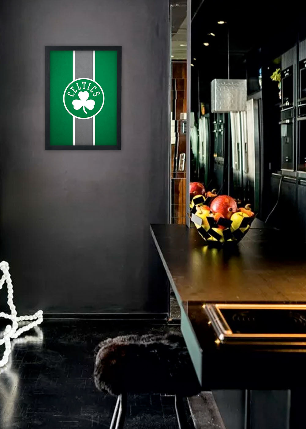 Quadro Boston Celtics - Com vidro