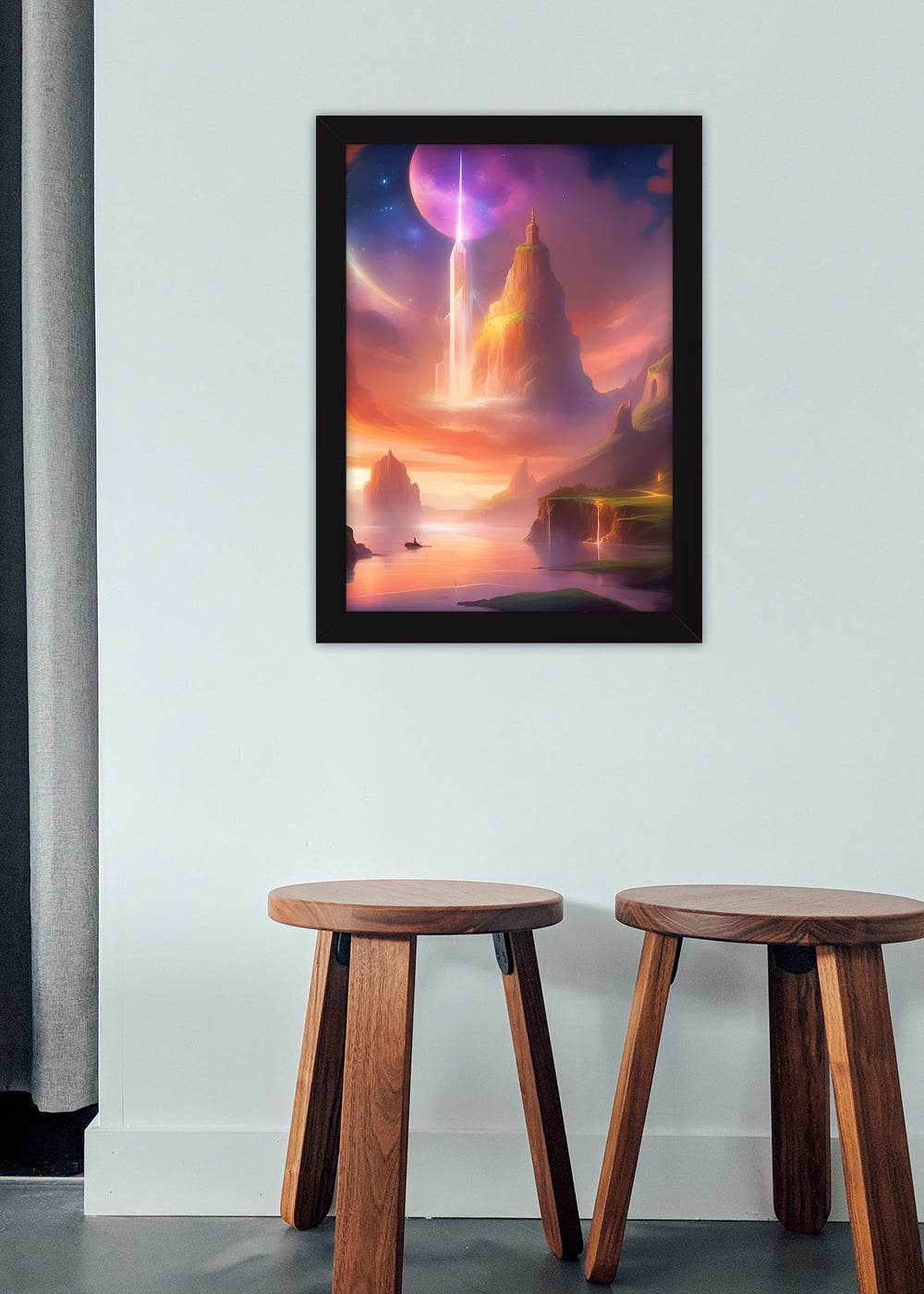 Quadro O Reino de Svartalfheim - Com vidro