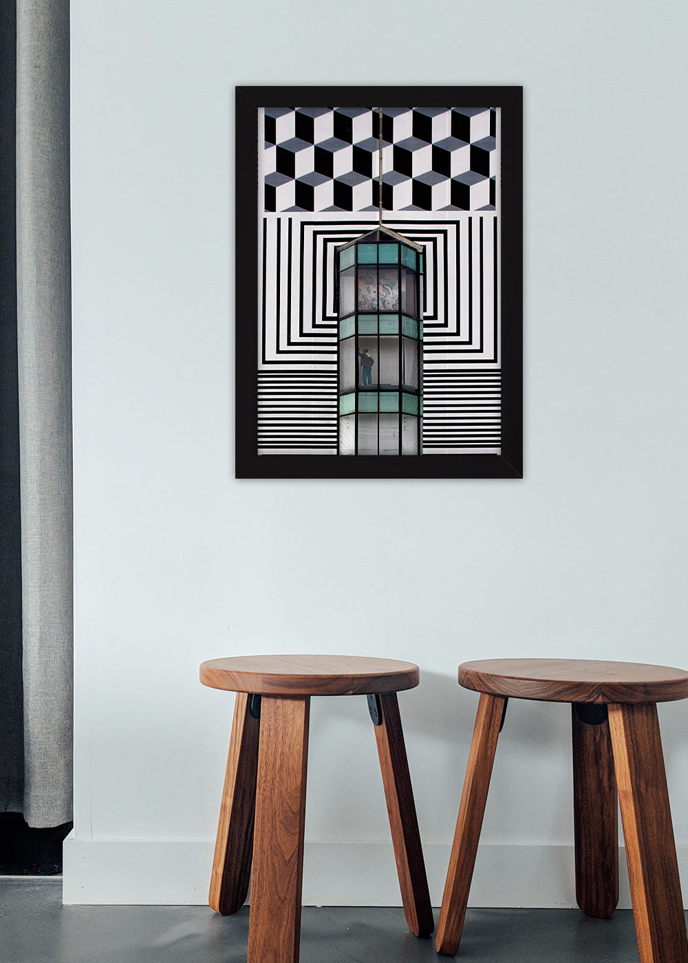 Quadro Pintura Abstrata - Com vidro