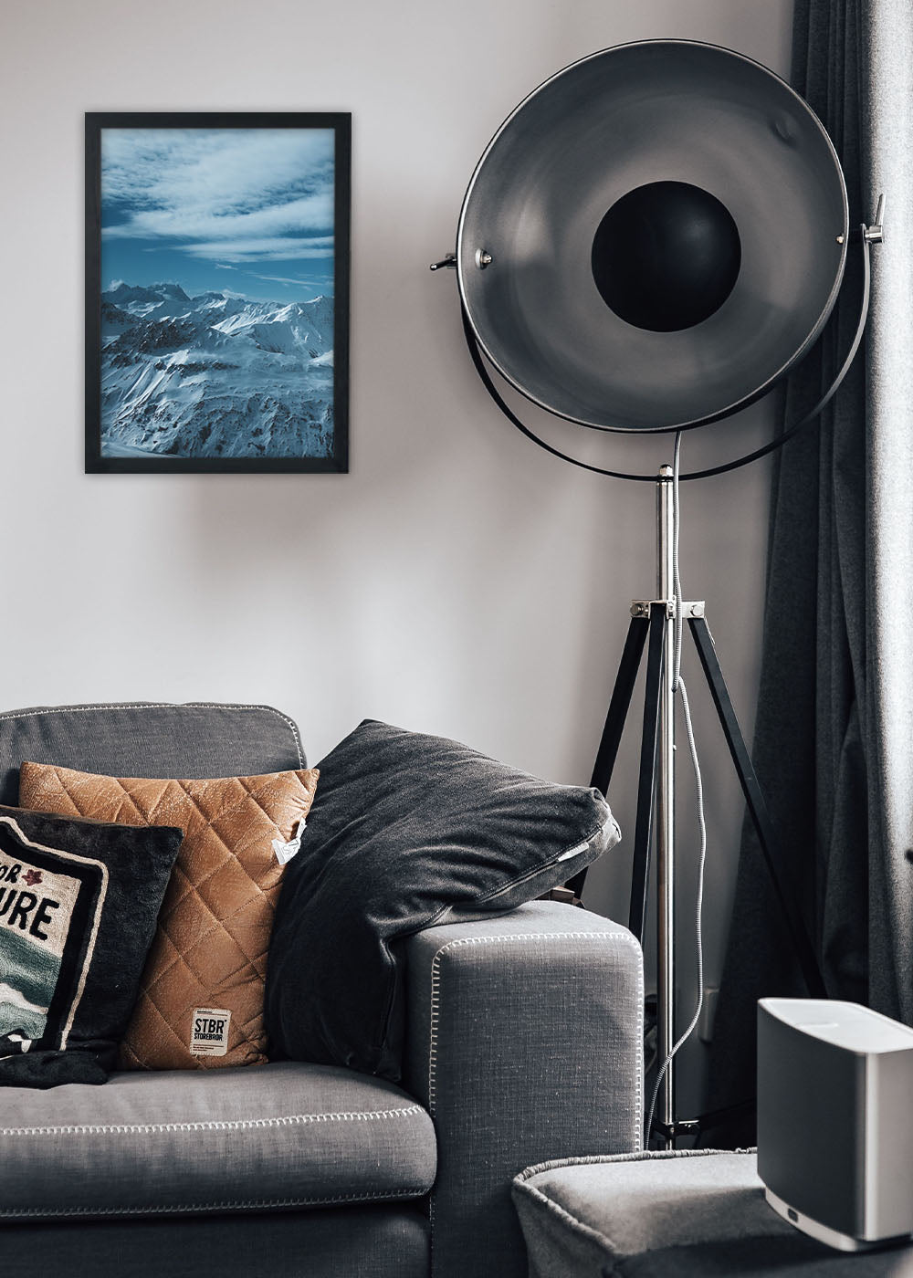 Quadro Decorativo O Horizonte - Com vidro